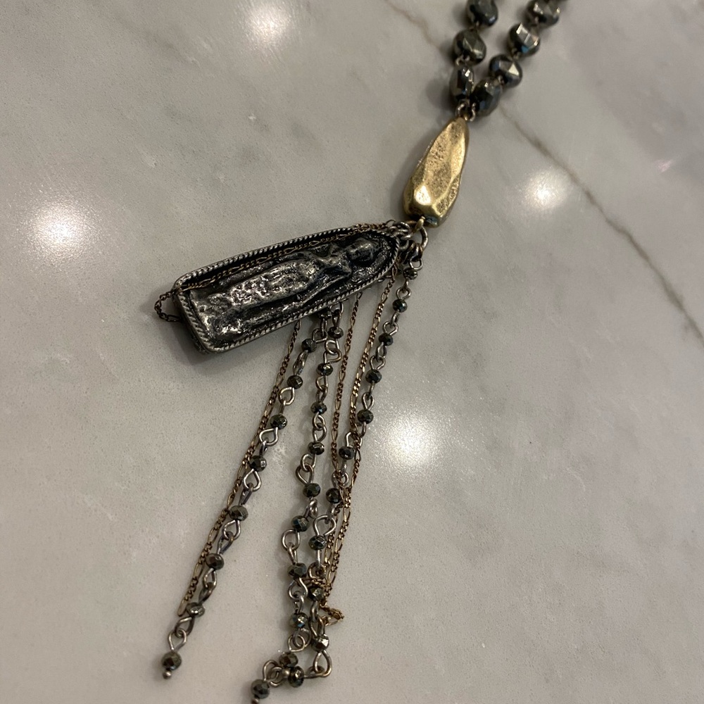 Lucky Brand boho lariat necklace